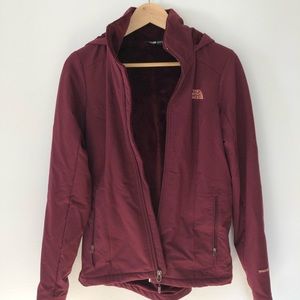 North Face like-new fleece lined jacket